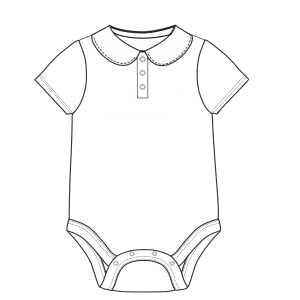 Moldes de confeccion para BEBES Bodies Body 0129 MC